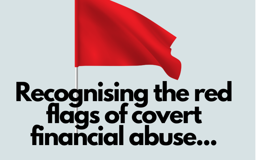 Unmasking the Phantom: Recognising the Red Flags of Covert Financial Abuse in Marriage and Divorce
