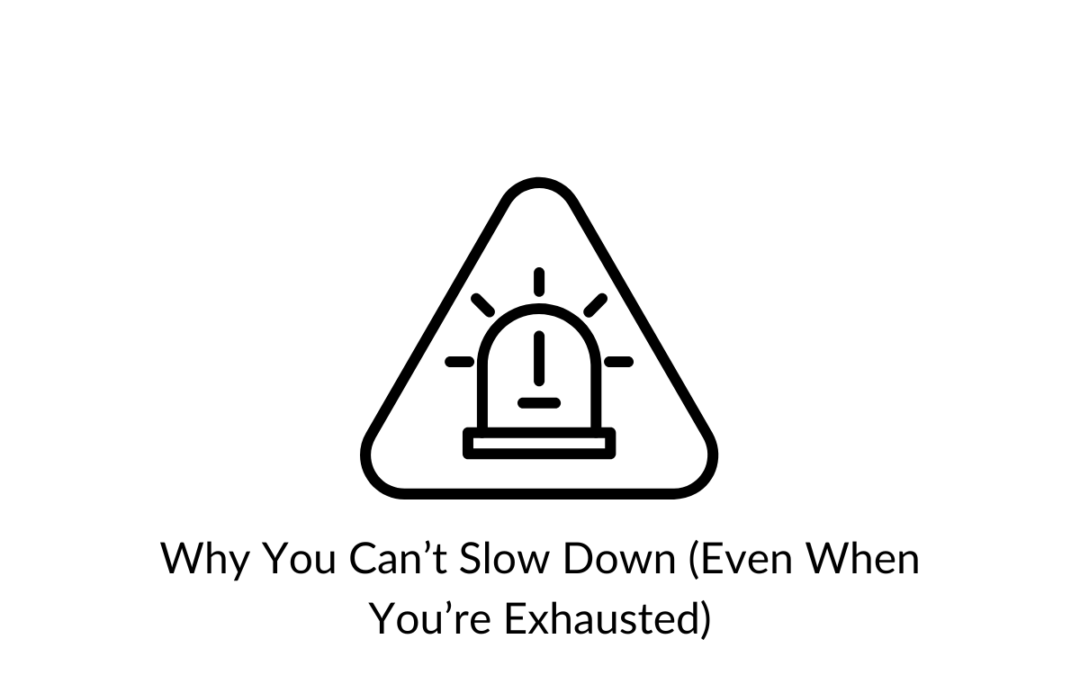 Why You Can’t Slow Down (Even When You’re Exhausted): Understanding the Flight Trauma Response.